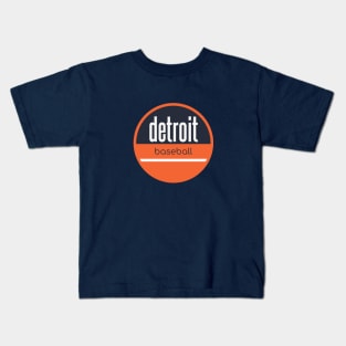 Detroit baseball Kids T-Shirt